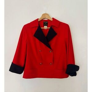 Authentic Celine blazer jacket classic made in France 100% wool Sz 40 38 S US4